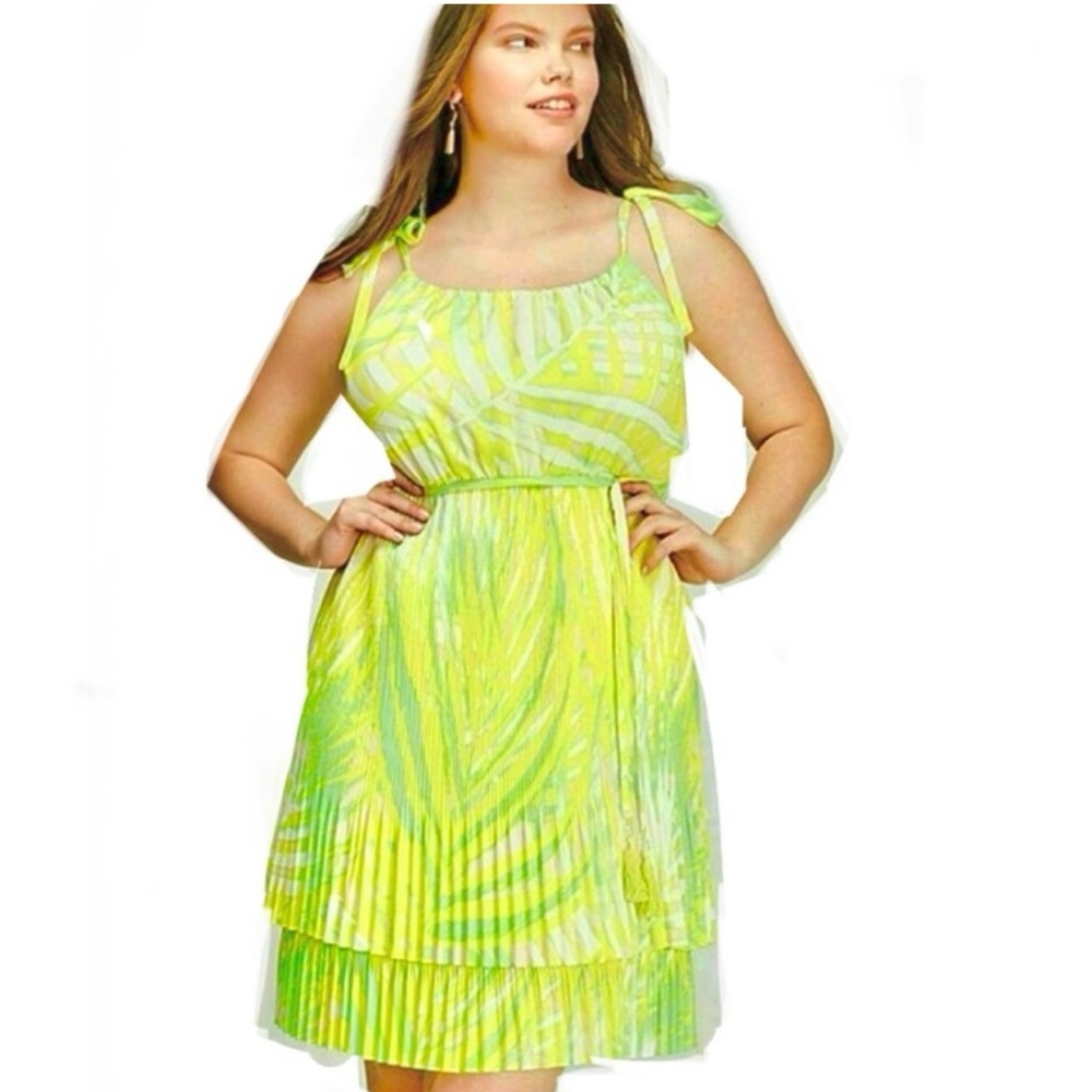 🌺LANE BRYANT Pleated Layered Sundress🌺